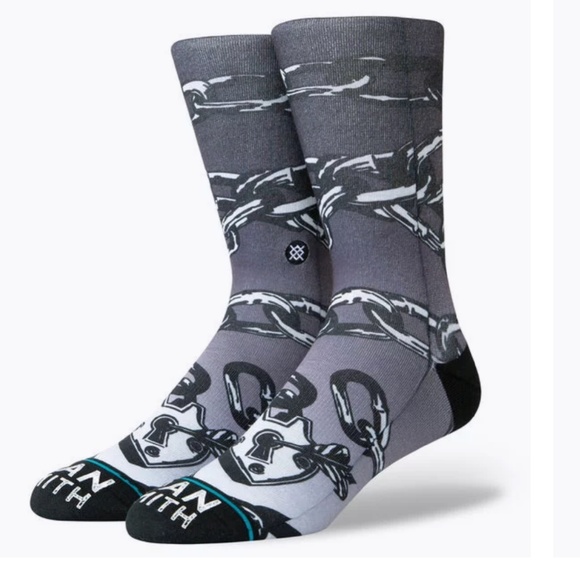 Stance Other - NEW Stance | Mens Dan Smith tattoo socks crew height chain print L 9-12